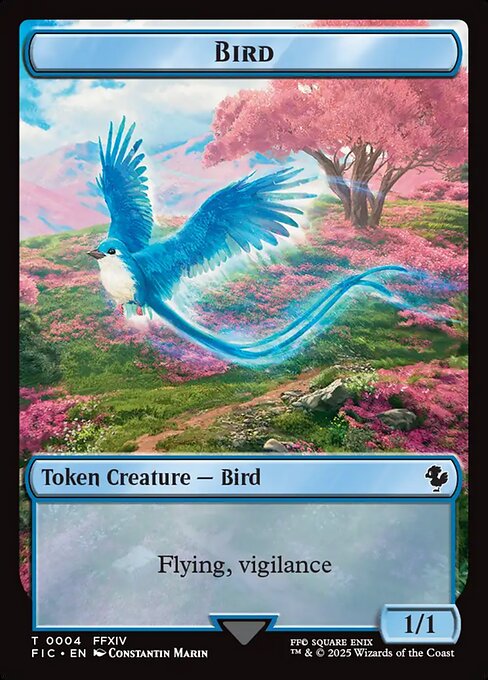 Bird highlighted card art