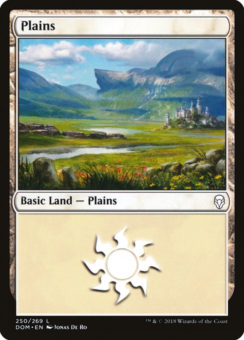 Plains from Dominaria