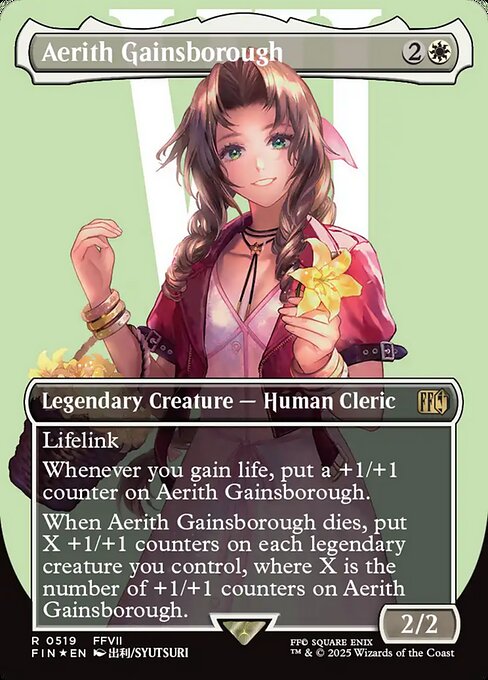 Aerith Gainsborough highlighted card art