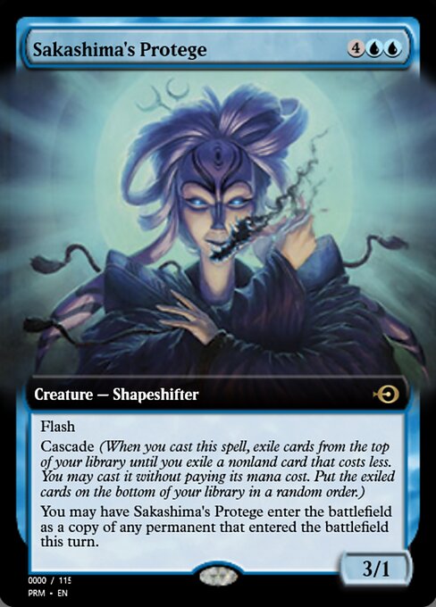 Sakashima's Protege highlighted card art