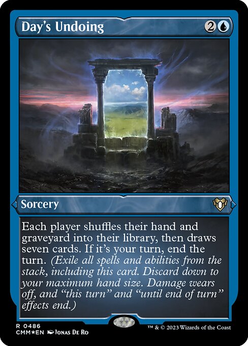 Day's Undoing from Commander Masters