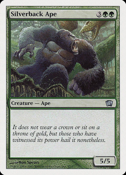 Silverback Ape highlighted card art