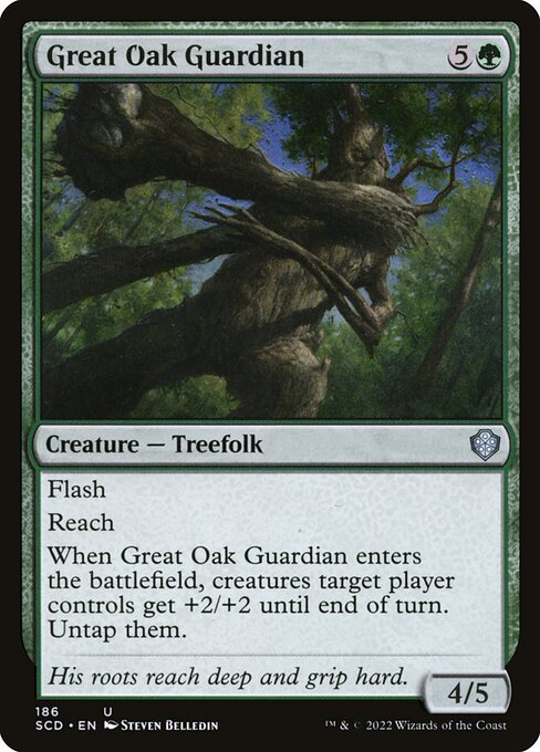 Great Oak Guardian from Starter Commander Decks