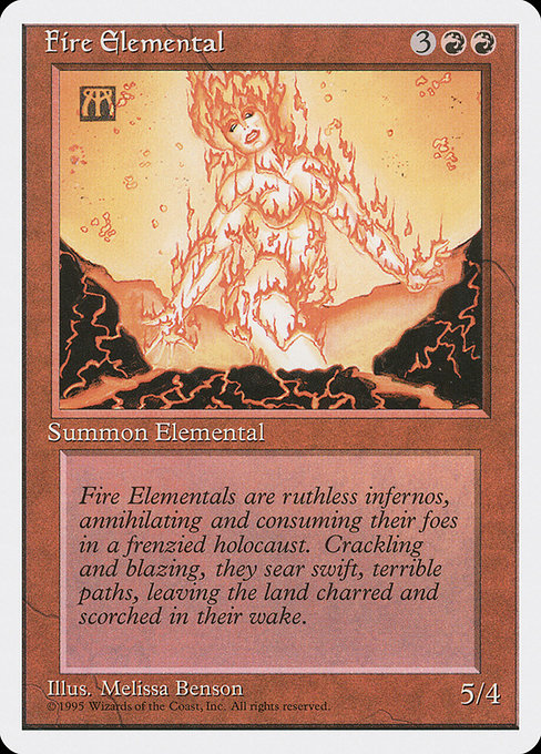 Fire Elemental from Fourth Edition