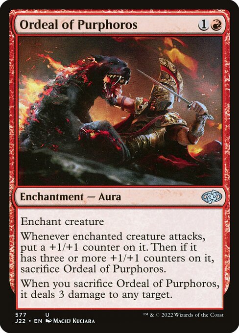 Ordeal of Purphoros from Jumpstart 2022