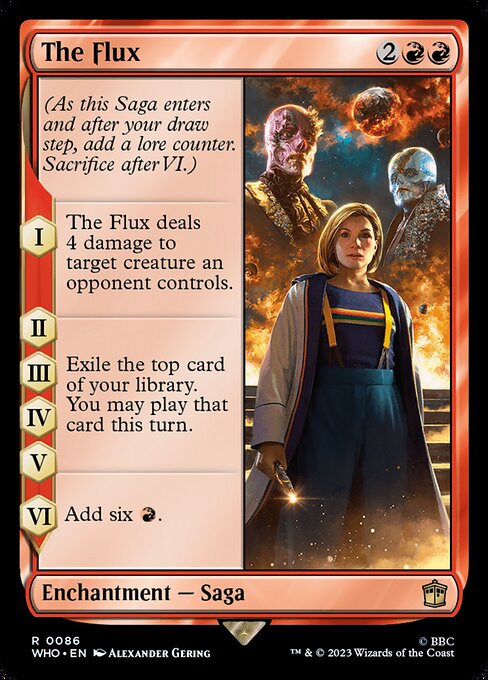The Flux highlighted card art