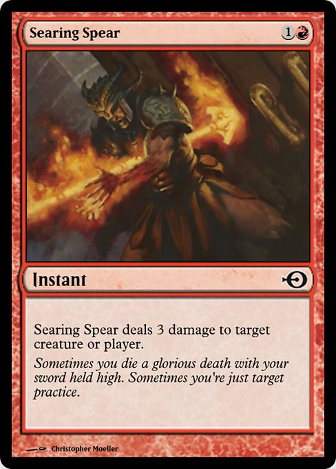 Searing Spear from Magic Online Promos