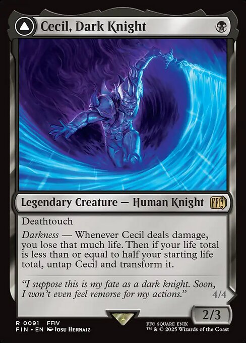 Cecil, Dark Knight // Cecil, Redeemed Paladin from Final Fantasy