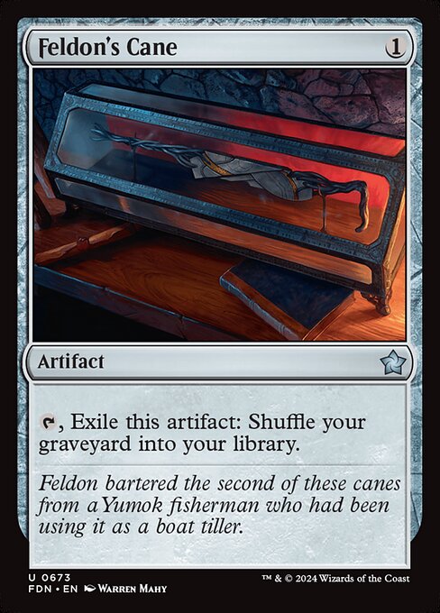 Feldon's Cane highlighted card art