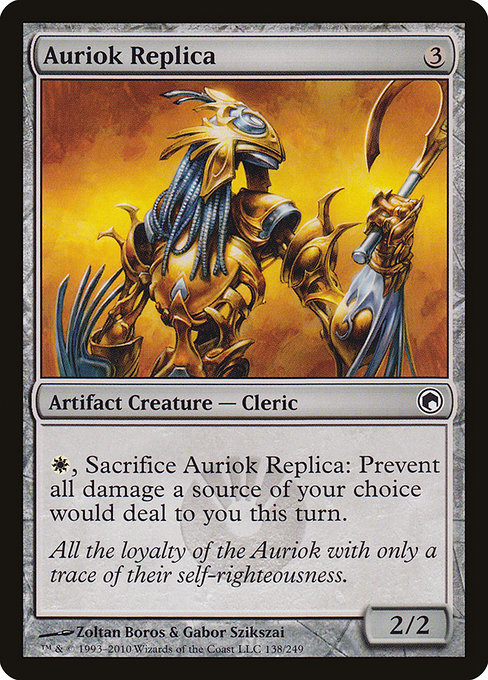 Auriok Replica highlighted card art