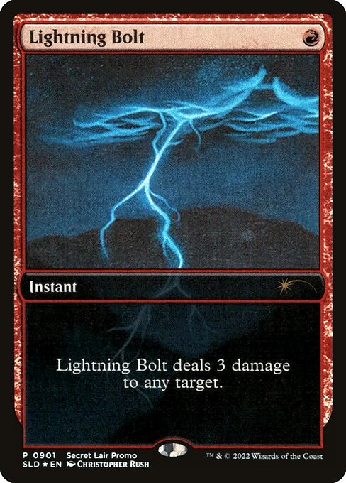 Lightning Bolt from Secret Lair Drop