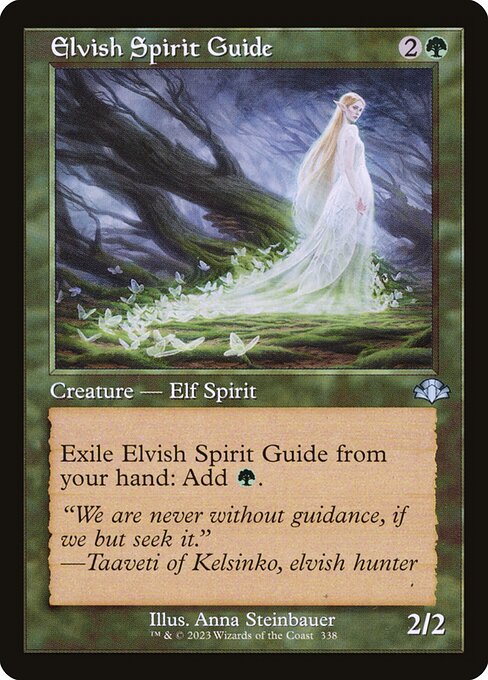 Elvish Spirit Guide from Dominaria Remastered