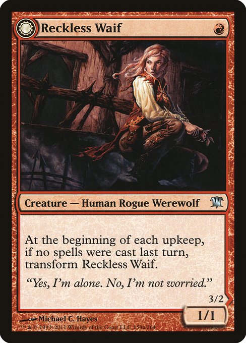 Reckless Waif // Merciless Predator from Innistrad
