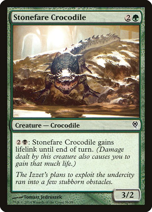 Stonefare Crocodile highlighted card art