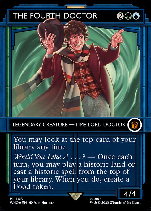 The Fourth Doctor highlighted card art