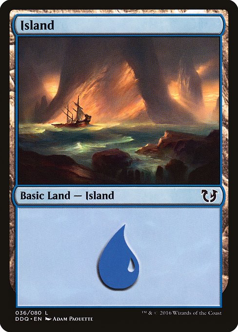 Island from Duel Decks: Blessed vs. Cursed
