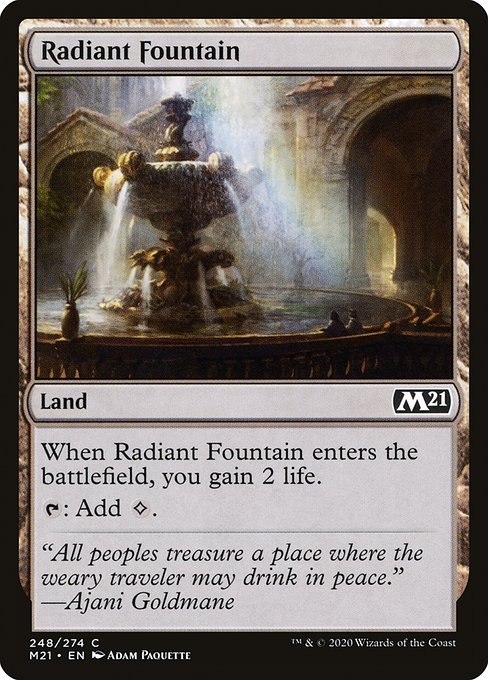 Radiant Fountain from Core Set 2021