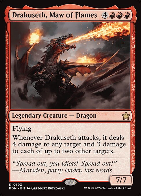 Drakuseth, Maw of Flames from Foundations