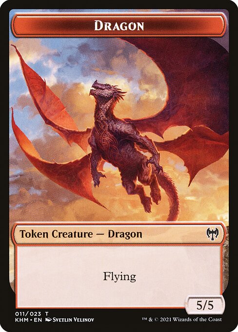 Dragon from Kaldheim Tokens