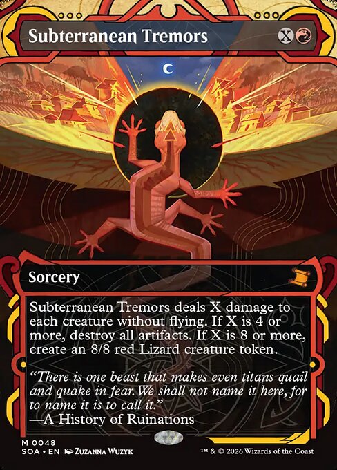 Subterranean Tremors from Secrets of Strixhaven Mystical Archive