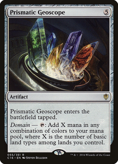 Prismatic Geoscope from Commander 2016