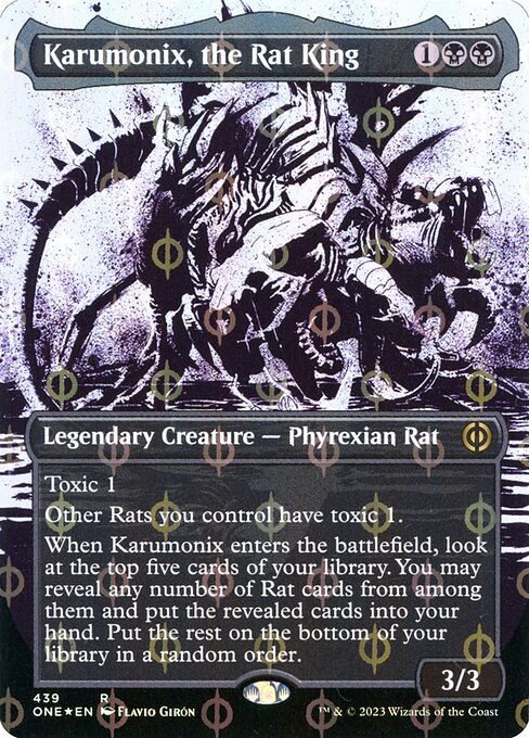 Karumonix, the Rat King highlighted card art