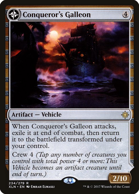 Conqueror's Galleon // Conqueror's Foothold from Ixalan