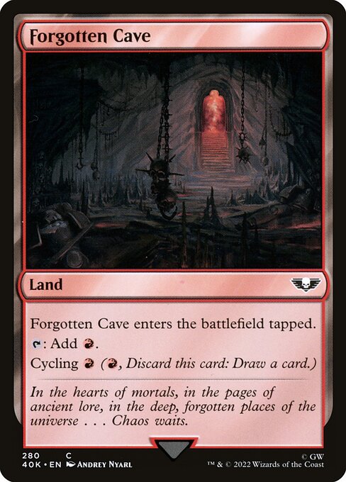 Forgotten Cave from Warhammer 40,000 Commander