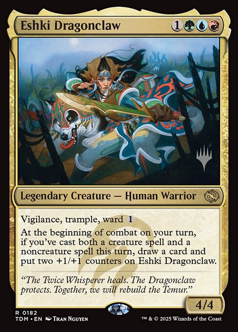 Eshki Dragonclaw highlighted card art