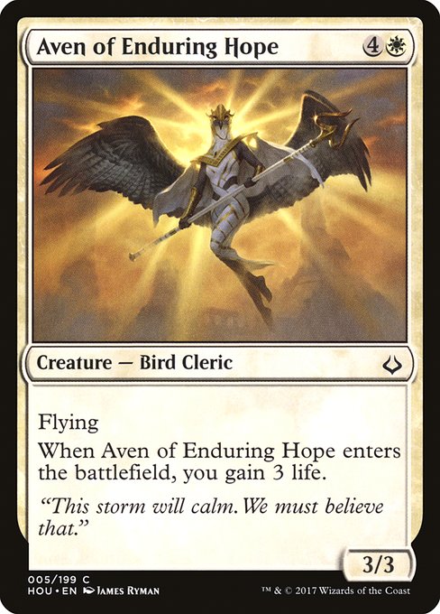 Aven of Enduring Hope from Hour of Devastation
