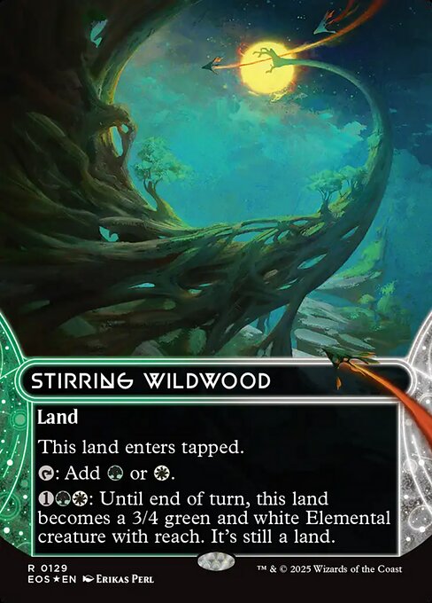 Stirring Wildwood highlighted card art