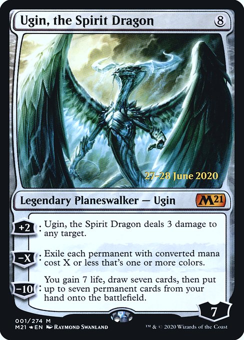 Ugin, the Spirit Dragon from Core Set 2021 Promos