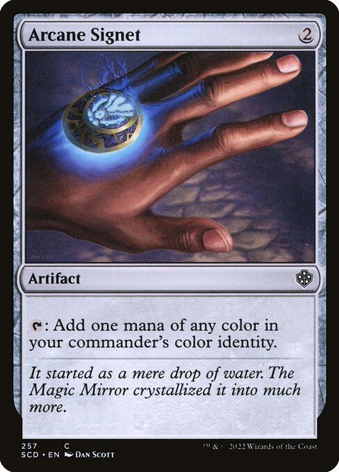 Arcane Signet from Starter Commander Decks