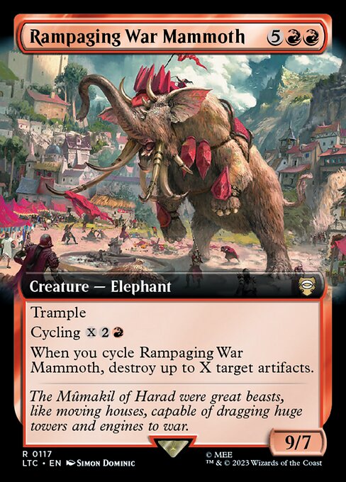 Rampaging War Mammoth from Tales of Middle-earth Commander