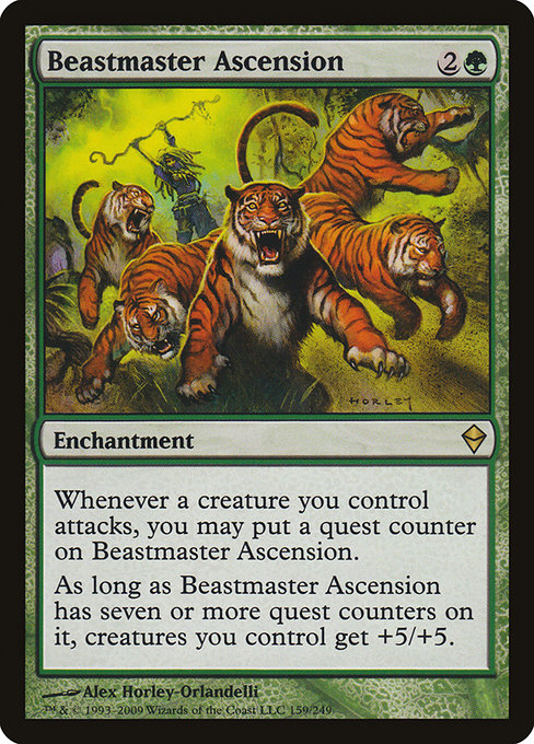 Beastmaster Ascension from Zendikar