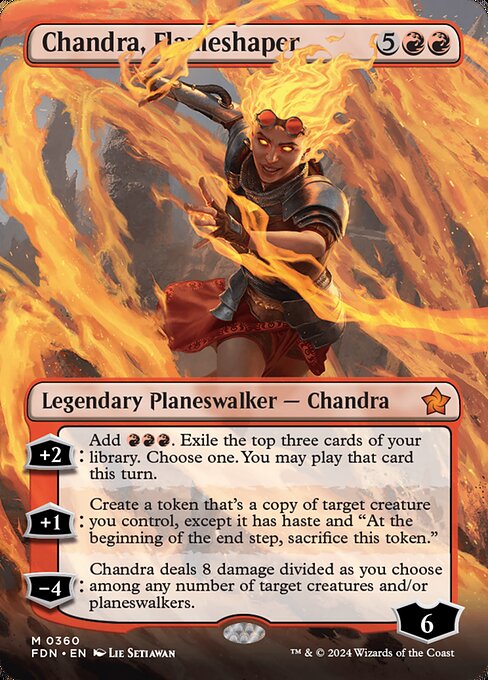 Chandra, Flameshaper highlighted card art