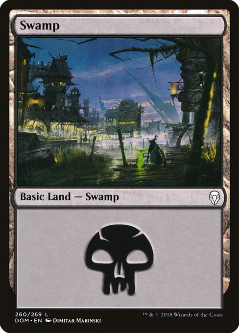 Swamp from Dominaria