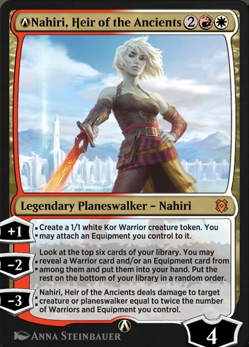 A-Nahiri, Heir of the Ancients highlighted card art