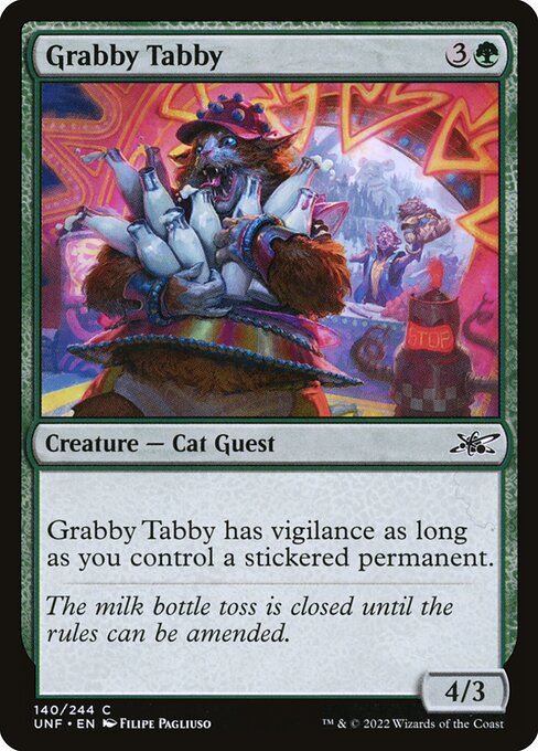 Grabby Tabby highlighted card art