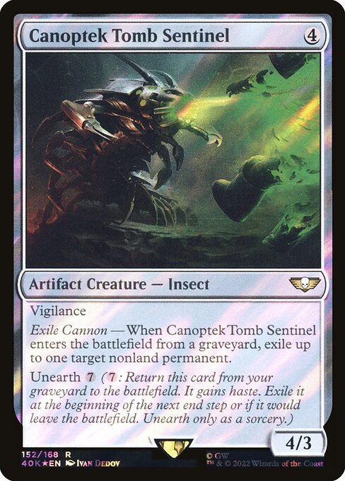Canoptek Tomb Sentinel highlighted card art
