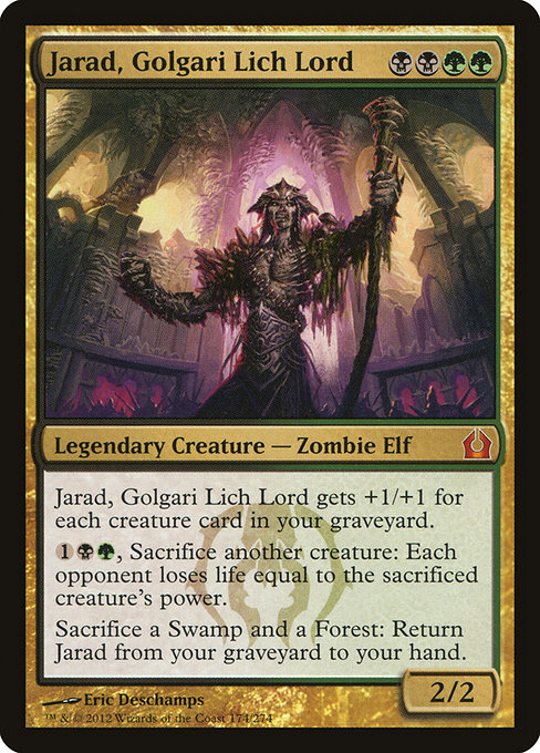 Jarad, Golgari Lich Lord from Return to Ravnica