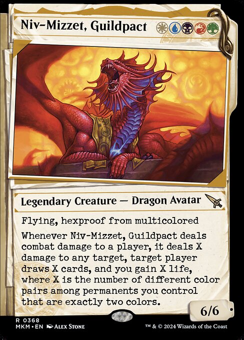 Niv-Mizzet, Guildpact highlighted card art