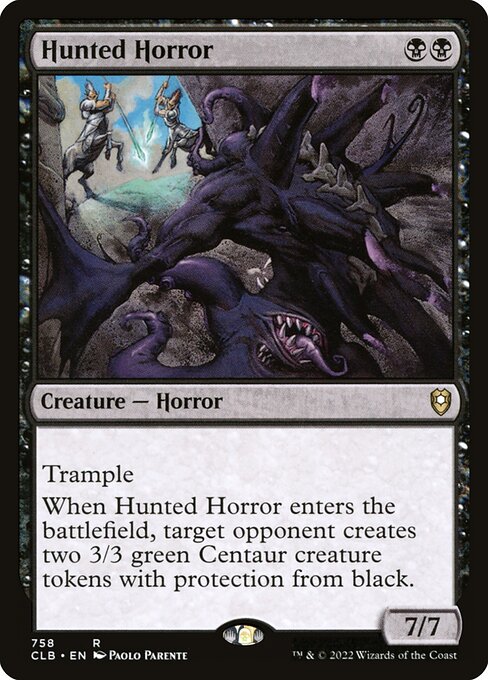 Hunted Horror highlighted card art