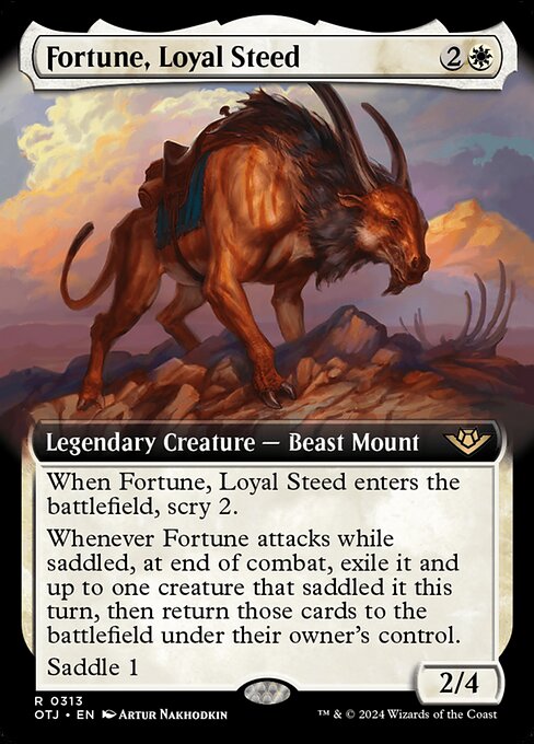 Fortune, Loyal Steed highlighted card art