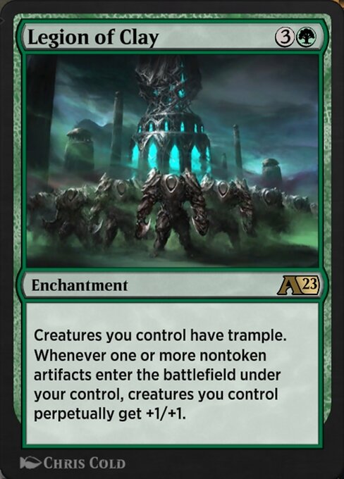 Legion of Clay highlighted card art