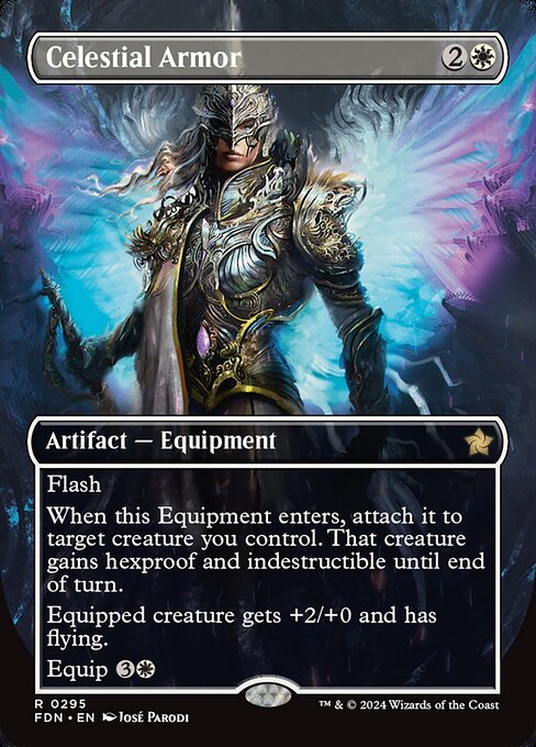 Celestial Armor highlighted card art