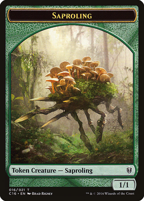 Saproling from Commander 2016 Tokens