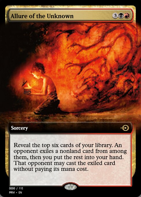 Allure of the Unknown highlighted card art