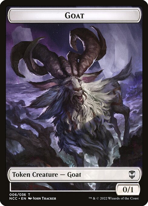 Goat from New Capenna Commander Tokens