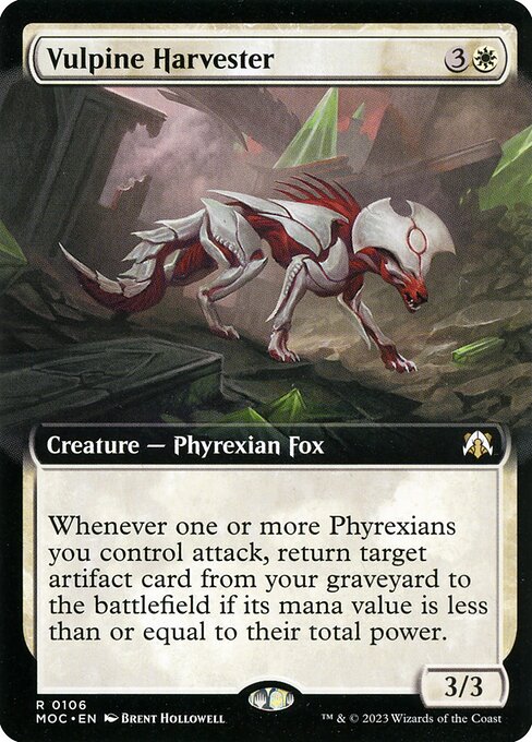 Vulpine Harvester highlighted card art